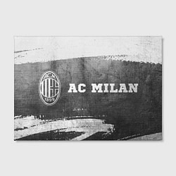 Холст прямоугольный AC Milan - grey gradient по-горизонтали, цвет: 3D-принт — фото 2