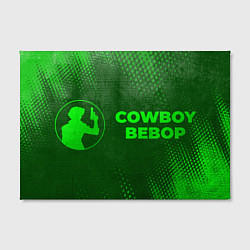 Холст прямоугольный Cowboy Bebop - green gradient по-горизонтали, цвет: 3D-принт — фото 2