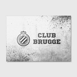 Холст прямоугольный Club Brugge - white gradient по-горизонтали, цвет: 3D-принт — фото 2