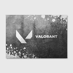 Холст прямоугольный Valorant - grey gradient по-горизонтали, цвет: 3D-принт — фото 2