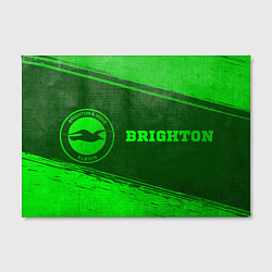 Холст прямоугольный Brighton - green gradient по-горизонтали, цвет: 3D-принт — фото 2