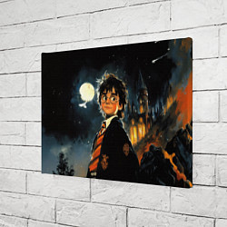 Холст прямоугольный Гарри Поттер глубокая ночь, цвет: 3D-принт — фото 2