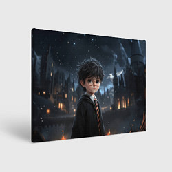 Холст прямоугольный Серьезный Гарри Поттер, цвет: 3D-принт
