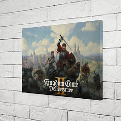 Холст прямоугольный В пылу битвы Kingdom come deliverance 2, цвет: 3D-принт — фото 2