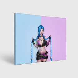 Холст прямоугольный League of Legends - Jinx, цвет: 3D-принт