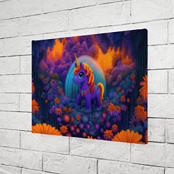 Холст прямоугольный Сказочный единорог, цвет: 3D-принт — фото 2
