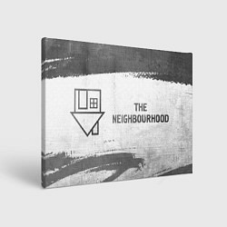 Холст прямоугольный The Neighbourhood - white gradient по-горизонтали, цвет: 3D-принт
