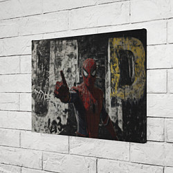 Холст прямоугольный Spider man night, цвет: 3D-принт — фото 2