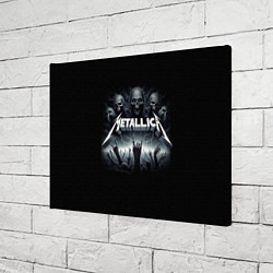 Холст прямоугольный Metallica thrash metal - gesture, цвет: 3D-принт — фото 2