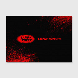 Холст прямоугольный Land Rover - red gradient по-горизонтали, цвет: 3D-принт — фото 2