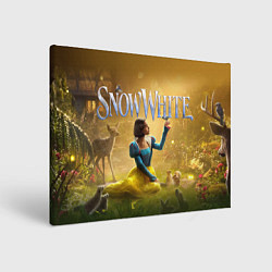 Холст прямоугольный Белоснежка, цвет: 3D-принт
