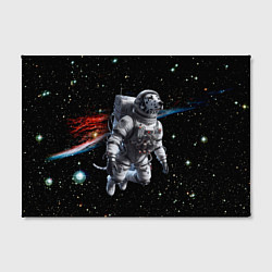 Холст прямоугольный The dalmatian brave cosmonaut - ai art, цвет: 3D-принт — фото 2