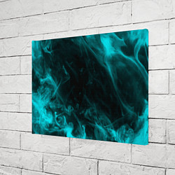 Холст прямоугольный Neon smoke, цвет: 3D-принт — фото 2