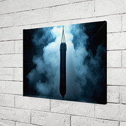 Холст прямоугольный Боксерская груша в дыму, цвет: 3D-принт — фото 2