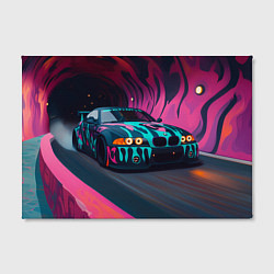 Холст прямоугольный БМВ граффити стиль, цвет: 3D-принт — фото 2