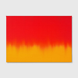 Холст прямоугольный Абстракция с красным и желтым, цвет: 3D-принт — фото 2