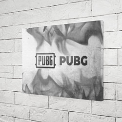 Холст прямоугольный PUBG - white gradient по-горизонтали, цвет: 3D-принт — фото 2