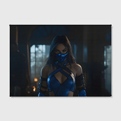 Холст прямоугольный Китана в маске, цвет: 3D-принт — фото 2