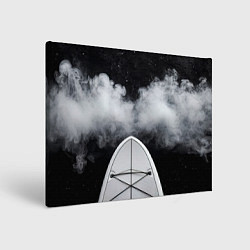 Холст прямоугольный Sup-доска в чб, цвет: 3D-принт