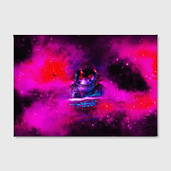 Холст прямоугольный Космонавт в космическом море, цвет: 3D-принт — фото 2