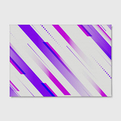 Холст прямоугольный Color white pink, цвет: 3D-принт — фото 2