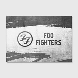 Холст прямоугольный Foo Fighters - white gradient по-горизонтали, цвет: 3D-принт — фото 2