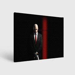 Холст прямоугольный Агент Hitman, цвет: 3D-принт