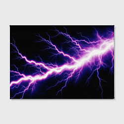 Холст прямоугольный Lightning purple, цвет: 3D-принт — фото 2