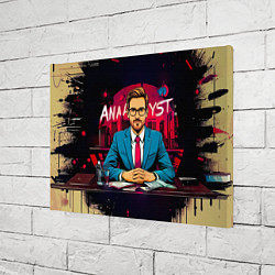 Холст прямоугольный Analyst, цвет: 3D-принт — фото 2