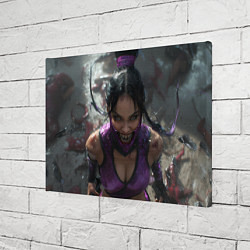 Холст прямоугольный Сумасшедшая Милина без маски, цвет: 3D-принт — фото 2