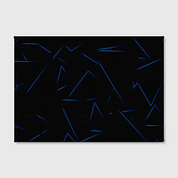 Холст прямоугольный Color blue line, цвет: 3D-принт — фото 2