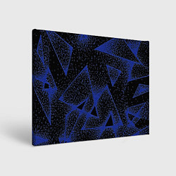 Холст прямоугольный Triangles with dots, цвет: 3D-принт