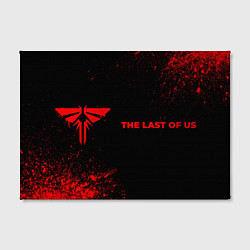 Холст прямоугольный The Last Of Us - red gradient по-горизонтали, цвет: 3D-принт — фото 2
