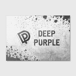 Холст прямоугольный Deep Purple - white gradient по-горизонтали, цвет: 3D-принт — фото 2