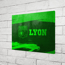 Холст прямоугольный Lyon - green gradient по-горизонтали, цвет: 3D-принт — фото 2