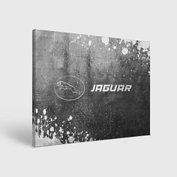 Холст прямоугольный Jaguar - grey gradient по-горизонтали, цвет: 3D-принт