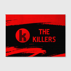 Холст прямоугольный The Killers - red gradient по-горизонтали, цвет: 3D-принт — фото 2