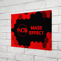 Холст прямоугольный Mass Effect - red gradient по-горизонтали, цвет: 3D-принт — фото 2
