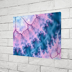 Холст прямоугольный Вода и розовая абстракция, цвет: 3D-принт — фото 2