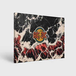 Картина прямоугольная ACDC ретро лого