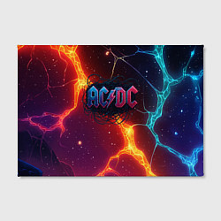 Холст прямоугольный ACDC логотип в градиенте, цвет: 3D-принт — фото 2