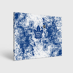 Холст прямоугольный Toronto Maple Leafs NHL white, цвет: 3D-принт