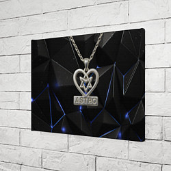 Холст прямоугольный Astro логотип с цепочкой, цвет: 3D-принт — фото 2