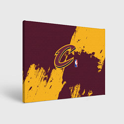 Холст прямоугольный Cleveland Cavaliers NBA team, цвет: 3D-принт