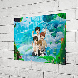 Холст прямоугольный Astro в аниме стиле, цвет: 3D-принт — фото 2
