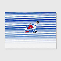 Холст прямоугольный Колорадо Эвеланш - геометрический градиент, цвет: 3D-принт — фото 2