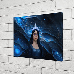 Холст прямоугольный Билли Айлиш в стиле снежной королевы, цвет: 3D-принт — фото 2