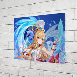 Холст прямоугольный Escoffier Genshin Impact, цвет: 3D-принт — фото 2