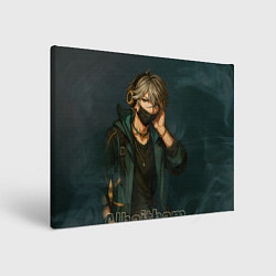 Холст прямоугольный Аль-Хайтам в маске, цвет: 3D-принт