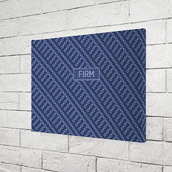 Холст прямоугольный Плавающий эффект - Фирм синий, цвет: 3D-принт — фото 2
